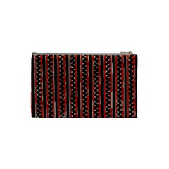 Red Tigio Custom Cosmetic Bag (Small) from ArtsNow.com Back