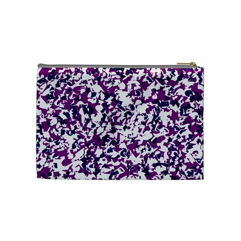 Purple Inferno Custom Cosmetic Bag (Medium) from ArtsNow.com Back