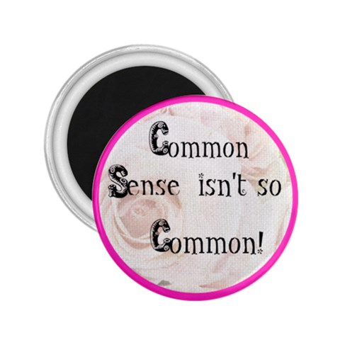 common 2.25  Magnet from ArtsNow.com Front