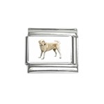 BW Yellow Labrador Retriever Dog Gifts Italian Charm (9mm)