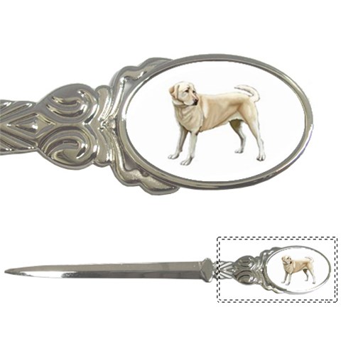 BW Yellow Labrador Retriever Dog Gifts Letter Opener from ArtsNow.com Front