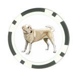 BW Yellow Labrador Retriever Dog Gifts Poker Chip Card Guard