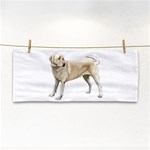 BW Yellow Labrador Retriever Dog Gifts Hand Towel