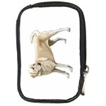 BW Yellow Labrador Retriever Dog Gifts Compact Camera Leather Case