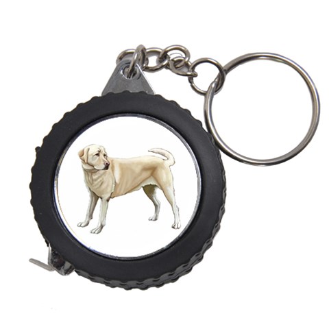 BW Yellow Labrador Retriever Dog Gifts Measuring Tape from ArtsNow.com Front