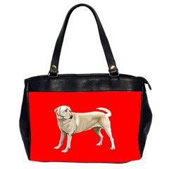 BR Yellow Labrador Retriever Dog Gifts Oversize Office Handbag (Two Sides) from ArtsNow.com Front
