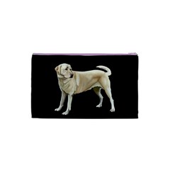 BB Yellow Labrador Retriever Dog Gifts Cosmetic Bag (Small) from ArtsNow.com Back