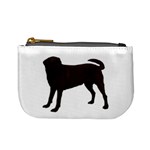 BW Chocolate Labrador Retriever Dog Gifts Mini Coin Purse