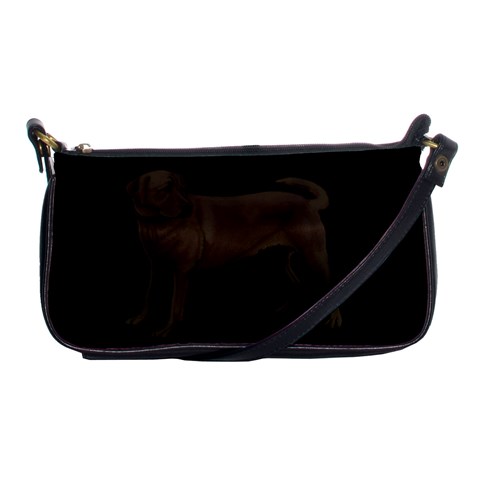 BB Chocolate Labrador Retriever Dog Gifts Shoulder Clutch Bag from ArtsNow.com Front
