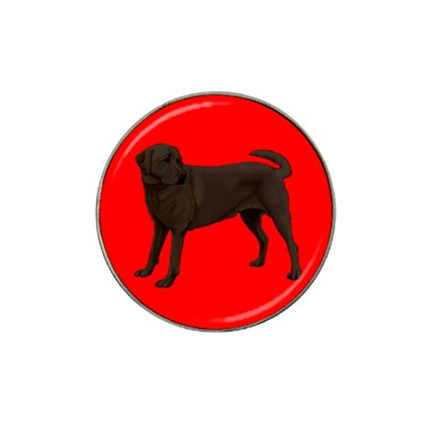 Chocolate Labrador Retriever Dog Gifts BR Hat Clip Ball Marker (4 pack) from ArtsNow.com Front