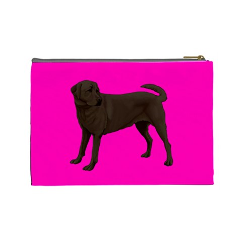 Chocolate Labrador Retriever Dog Gifts BP Cosmetic Bag (Large) from ArtsNow.com Back
