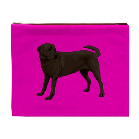 Chocolate Labrador Retriever Dog Gifts BP Cosmetic Bag (XL) from ArtsNow.com Front