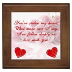 Hearts & Roses Framed Tile