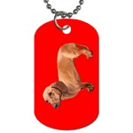 Dachshund Dog Gifts Red BR Dog Tag (One Side)