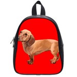 Dachshund Dog Gifts Red BR School Bag (Small)