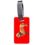 Dachshund Dog Gifts Red BR Luggage Tag (one side)