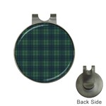 Plaid Golf Ball Marker Hat Clip