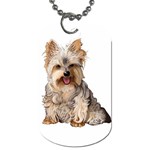Yorkshire Terrier Yorkie Dog Gifts BW Dog Tag (Two Sides)