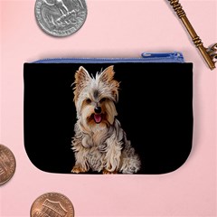 Yorkshire Terrier Yorkie Dog Gifts BW Mini Coin Purse from ArtsNow.com Back