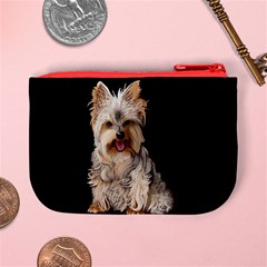 Yorkshire Terrier Yorkie Dog Gifts BW Mini Coin Purse from ArtsNow.com Back