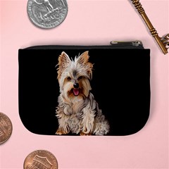 Yorkshire Terrier Yorkie Dog Gifts BW Mini Coin Purse from ArtsNow.com Back