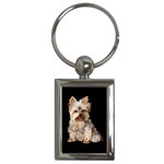 Yorkshire Terrier Yorkie Dog Gifts BB Key Chain (Rectangle)