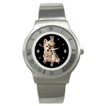 Yorkshire Terrier Yorkie Dog Gifts BB Stainless Steel Watch