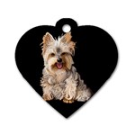 Yorkshire Terrier Yorkie Dog Gifts BB Dog Tag Heart (Two Sides)