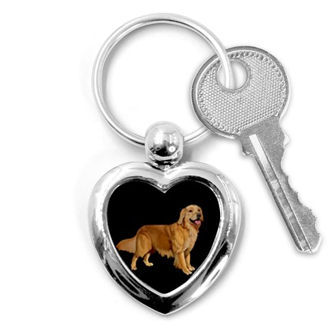 Golden Retriever Dog Gifts BB Key Chain (Heart) from ArtsNow.com Front