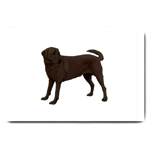 BW Chocolate Labrador Retriever Dog Gifts Large Doormat from ArtsNow.com 30 x20  Door Mat