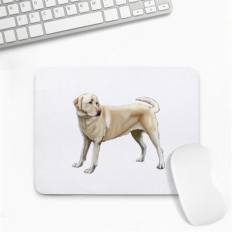 Yellow Labrador Retriever Small Mousepad from ArtsNow.com Front