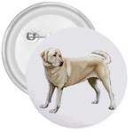 Yellow Labrador Retriever 3  Button