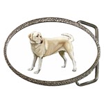 Yellow Labrador Retriever Belt Buckle