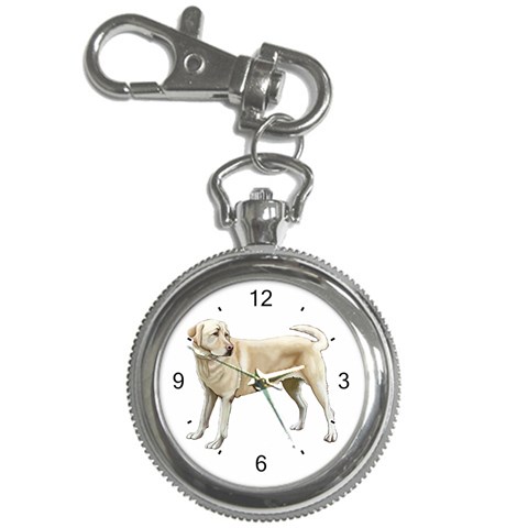 Yellow Labrador Retriever Key Chain Watch from ArtsNow.com Front