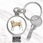 Yellow Labrador Retriever Nail Clippers Key Chain