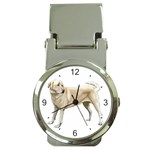 Yellow Labrador Retriever Money Clip Watch