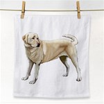 Yellow Labrador Retriever Face Towel