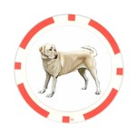 Yellow Labrador Retriever Poker Chip Card Guard (10 pack)