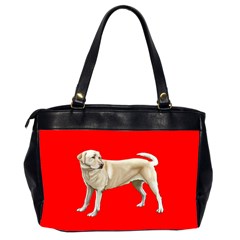 Yellow Labrador Retriever Oversize Office Handbag (Two Sides) from ArtsNow.com Back