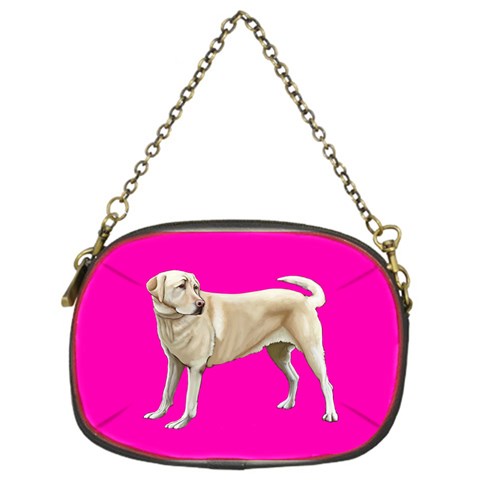 Yellow Labrador Retriever Chain Purse (One Side) from ArtsNow.com Front