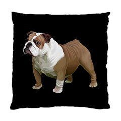 British Bulldog Gifts BW Cushion Case (Two Sides) from ArtsNow.com Back