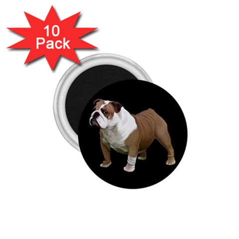 British Bulldog Gifts BB 1.75  Magnet (10 pack)  from ArtsNow.com Front