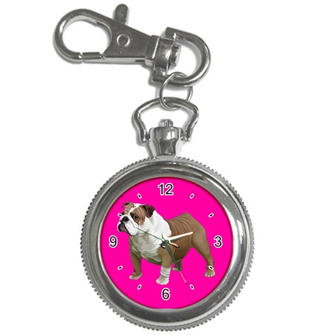 British Bulldog Gifts BP Key Chain Watch from ArtsNow.com Front
