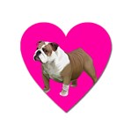 British Bulldog Gifts BP Magnet (Heart)