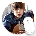 justin-bieber_otmhe Round Mousepad