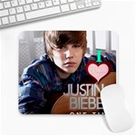 justin-bieber_otmhe Large Mousepad