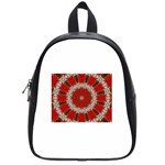 Red Flower School Bag (Small)
