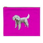 White Poodle Dog Gifts BP Cosmetic Bag (XL)