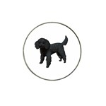 Black Poodle Dog Gifts BW Hat Clip Ball Marker