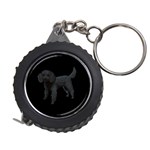 Black Poodle Dog Gifts BB Measuring Tape